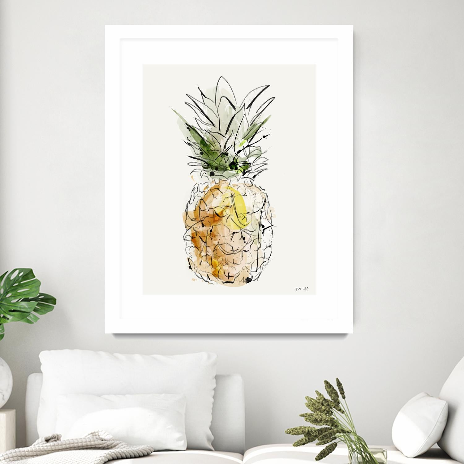 Fine Apple by Green Lili on GIANT ART - multicolor contemporary; cuisine