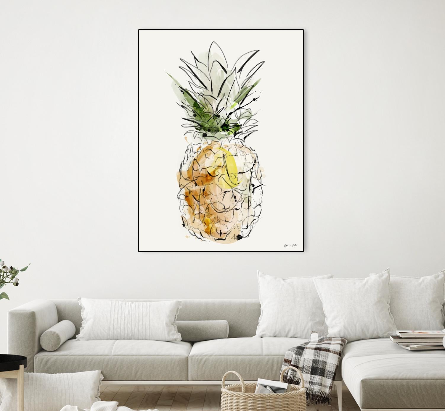 Fine Apple by Green Lili on GIANT ART - multicolor contemporary; cuisine