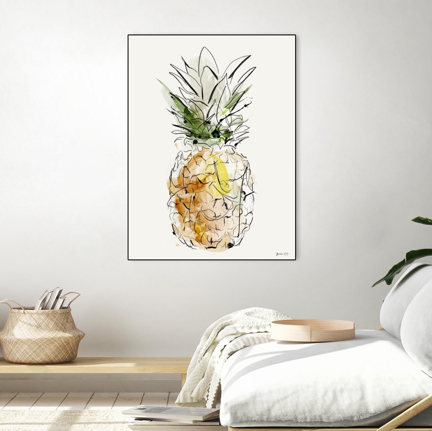 Fine Apple by Green Lili on GIANT ART - multicolor contemporary; cuisine