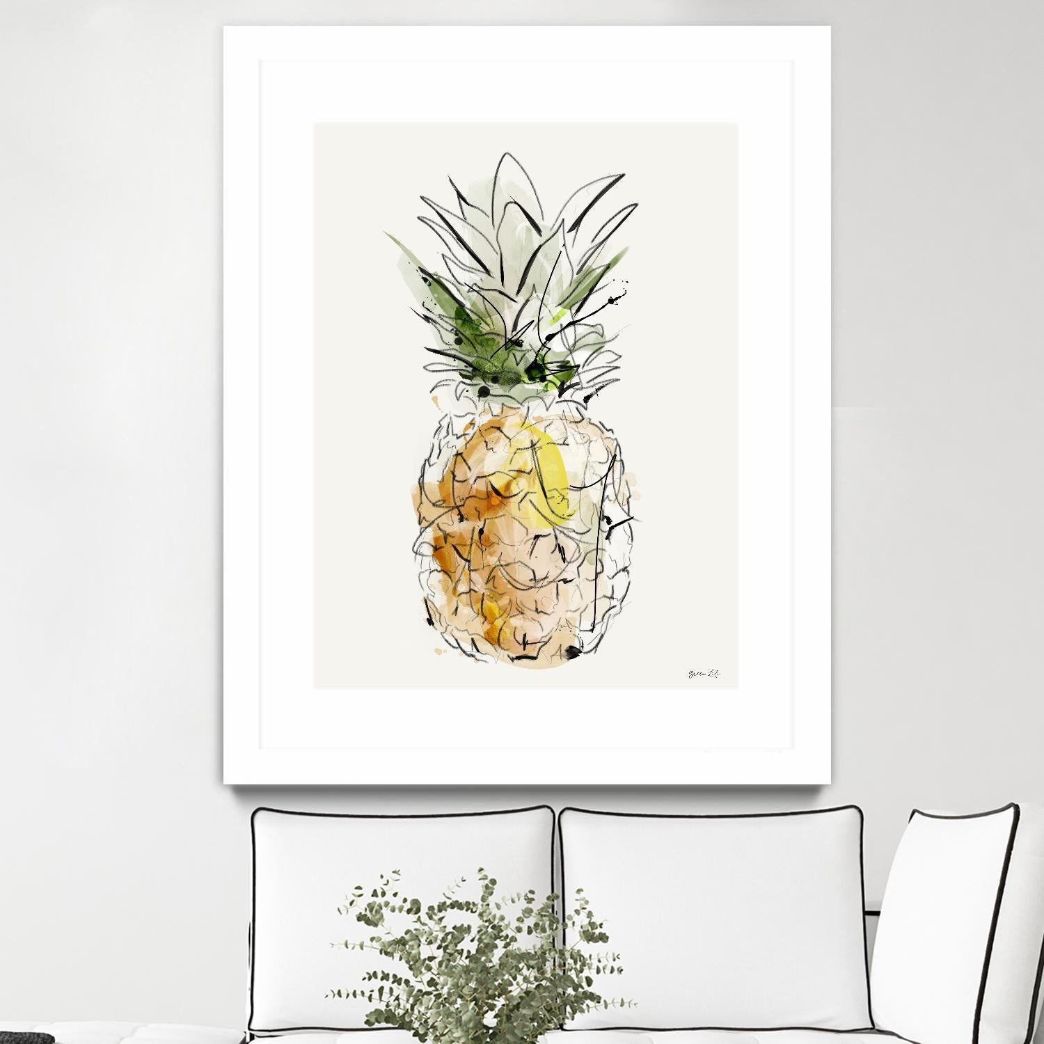 Fine Apple by Green Lili on GIANT ART - multicolor contemporary; cuisine