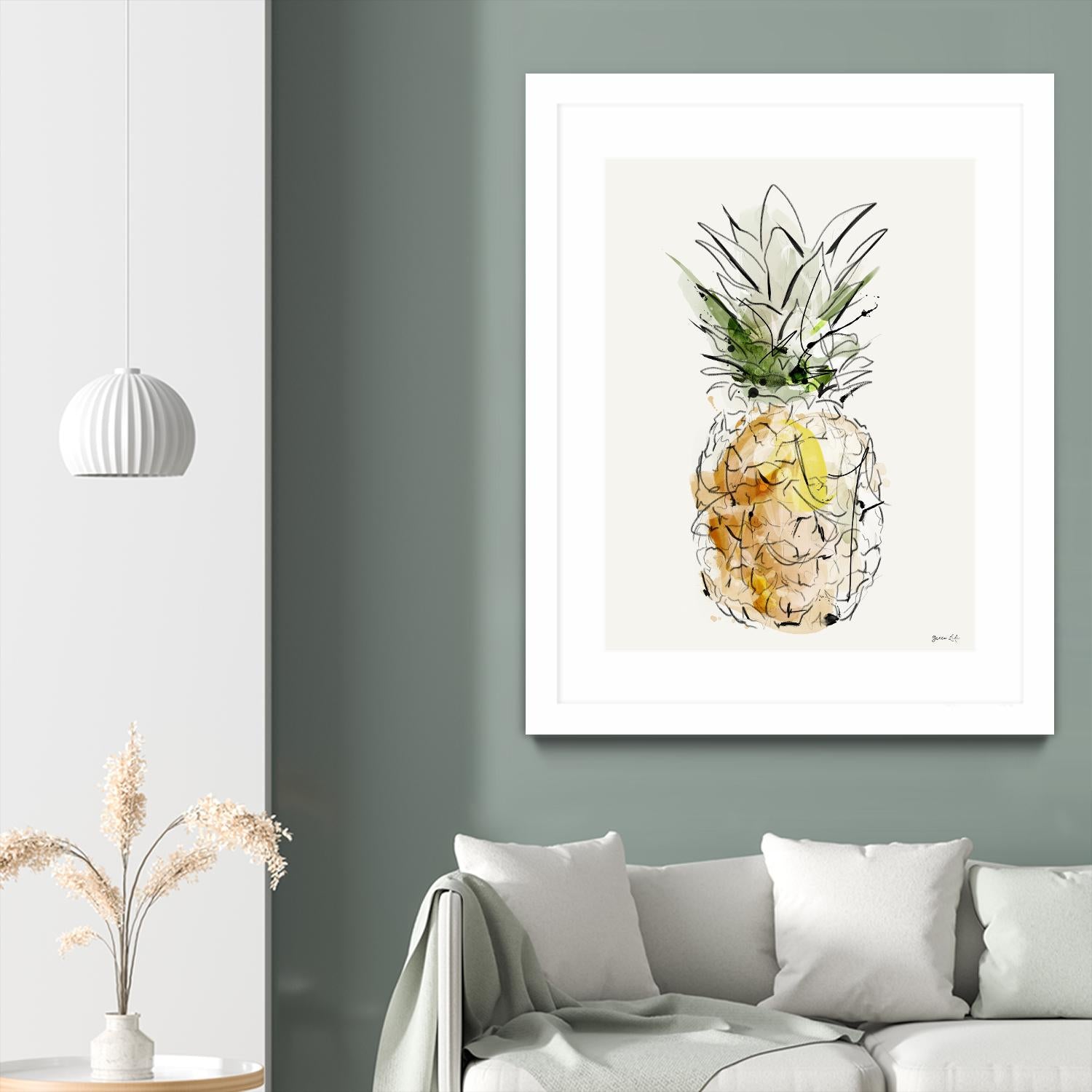 Fine Apple by Green Lili on GIANT ART - multicolor contemporary; cuisine