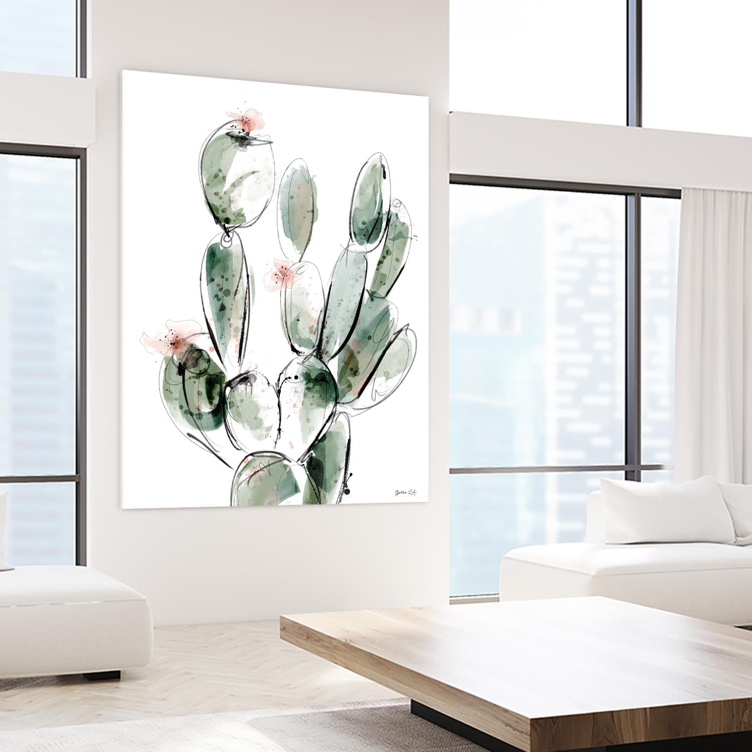 Prickly Pear by Green Lili on GIANT ART - multicolor contemporary