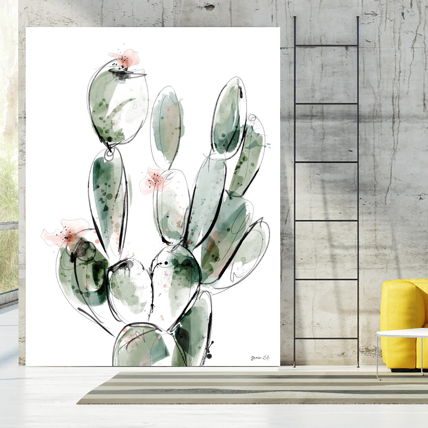 Prickly Pear by Green Lili on GIANT ART - multicolor contemporary