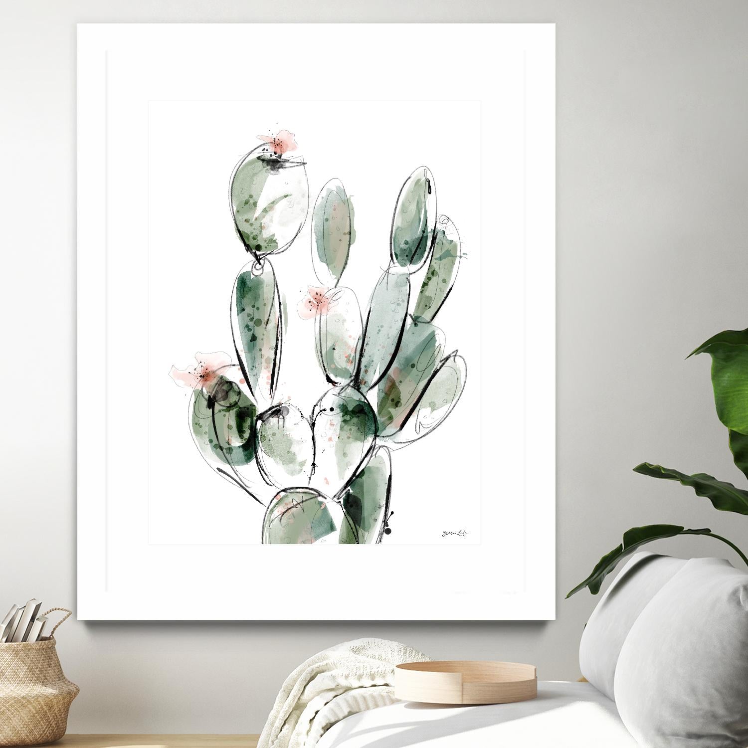 Prickly Pear by Green Lili on GIANT ART - multicolor contemporary