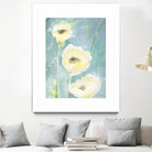 Teal Tones by Sheila Golden on GIANT ART - multicolor contemporary; floral/still life