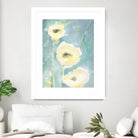 Teal Tones by Sheila Golden on GIANT ART - multicolor contemporary; floral/still life