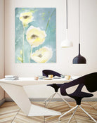 Teal Tones by Sheila Golden on GIANT ART - multicolor contemporary; floral/still life