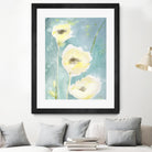 Teal Tones by Sheila Golden on GIANT ART - multicolor contemporary; floral/still life