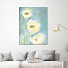 Teal Tones by Sheila Golden on GIANT ART - multicolor contemporary; floral/still life