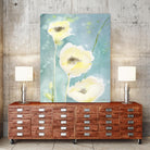 Teal Tones by Sheila Golden on GIANT ART - multicolor contemporary; floral/still life