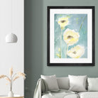 Teal Tones by Sheila Golden on GIANT ART - multicolor contemporary; floral/still life