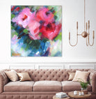 Big Pinks by Pamela Gatens on GIANT ART - multicolor floral/still life
