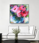 Big Pinks by Pamela Gatens on GIANT ART - multicolor floral/still life