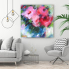 Big Pinks by Pamela Gatens on GIANT ART - multicolor floral/still life