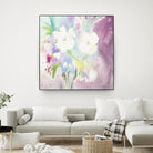 Serenity by Sheila Golden on GIANT ART - multicolor floral/still life; contemporary