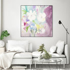 Serenity by Sheila Golden on GIANT ART - multicolor floral/still life; contemporary