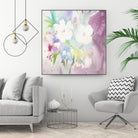 Serenity by Sheila Golden on GIANT ART - multicolor floral/still life; contemporary
