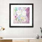 Serenity by Sheila Golden on GIANT ART - multicolor floral/still life; contemporary