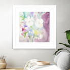 Serenity by Sheila Golden on GIANT ART - multicolor floral/still life; contemporary