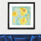 Summer Rain #3 by Sheila Golden on GIANT ART - multicolor floral/still life; contemporary