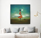 High Notes for Low Cloud by Duy Huynh on GIANT ART - green fantastic