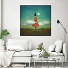 High Notes for Low Cloud by Duy Huynh on GIANT ART - green fantastic