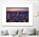 City Lights by H.J. Herrera on GIANT ART - orange city scene