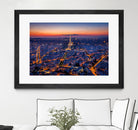 City Lights by H.J. Herrera on GIANT ART - orange city scene