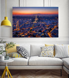 City Lights by H.J. Herrera on GIANT ART - orange city scene