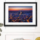 City Lights by H.J. Herrera on GIANT ART - orange city scene