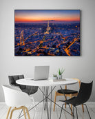 City Lights by H.J. Herrera on GIANT ART - orange city scene