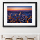 City Lights by H.J. Herrera on GIANT ART - orange city scene