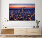 City Lights by H.J. Herrera on GIANT ART - orange city scene