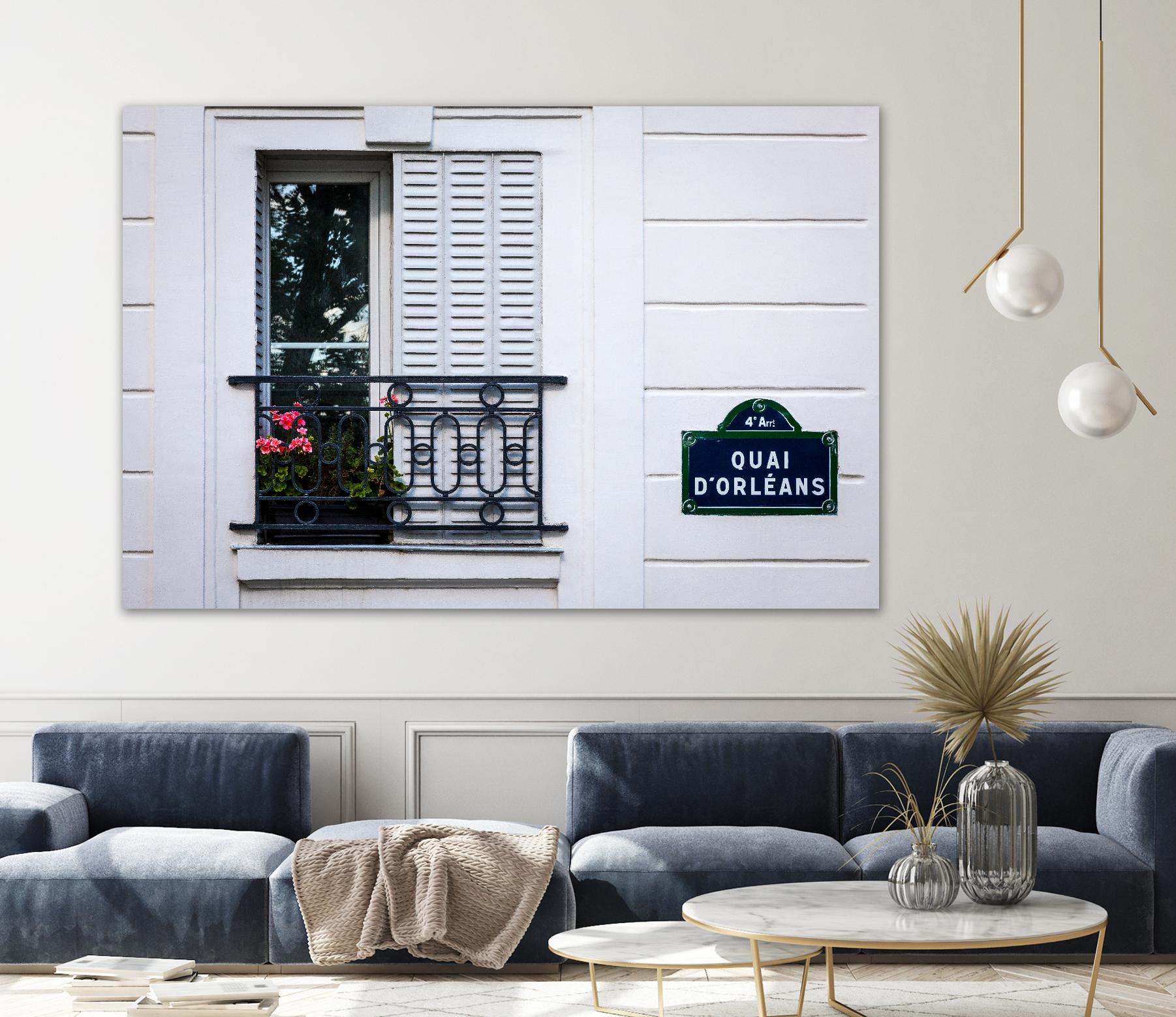 Quai d'Orléans by H.J. Herrera on GIANT ART - black architectural