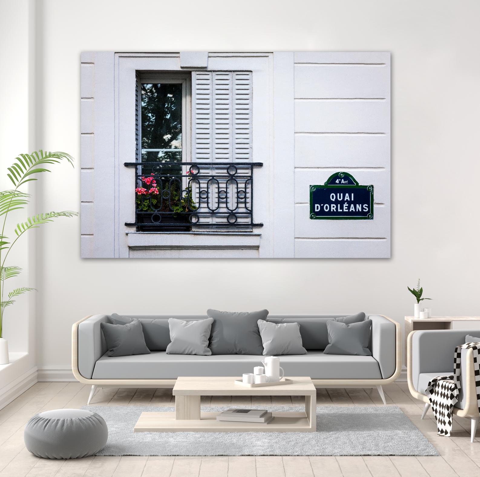 Quai d'Orléans by H.J. Herrera on GIANT ART - black architectural