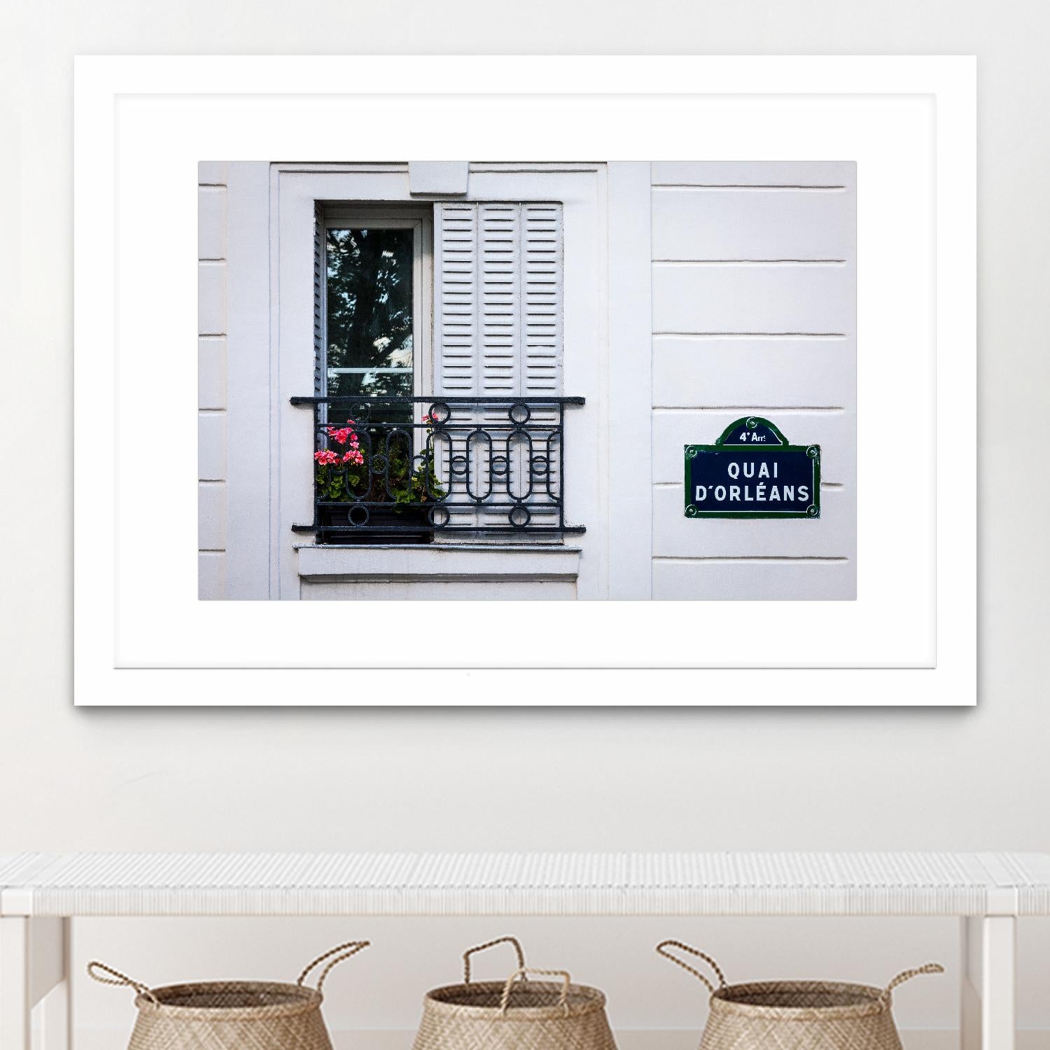 Quai d'Orléans by H.J. Herrera on GIANT ART - black architectural