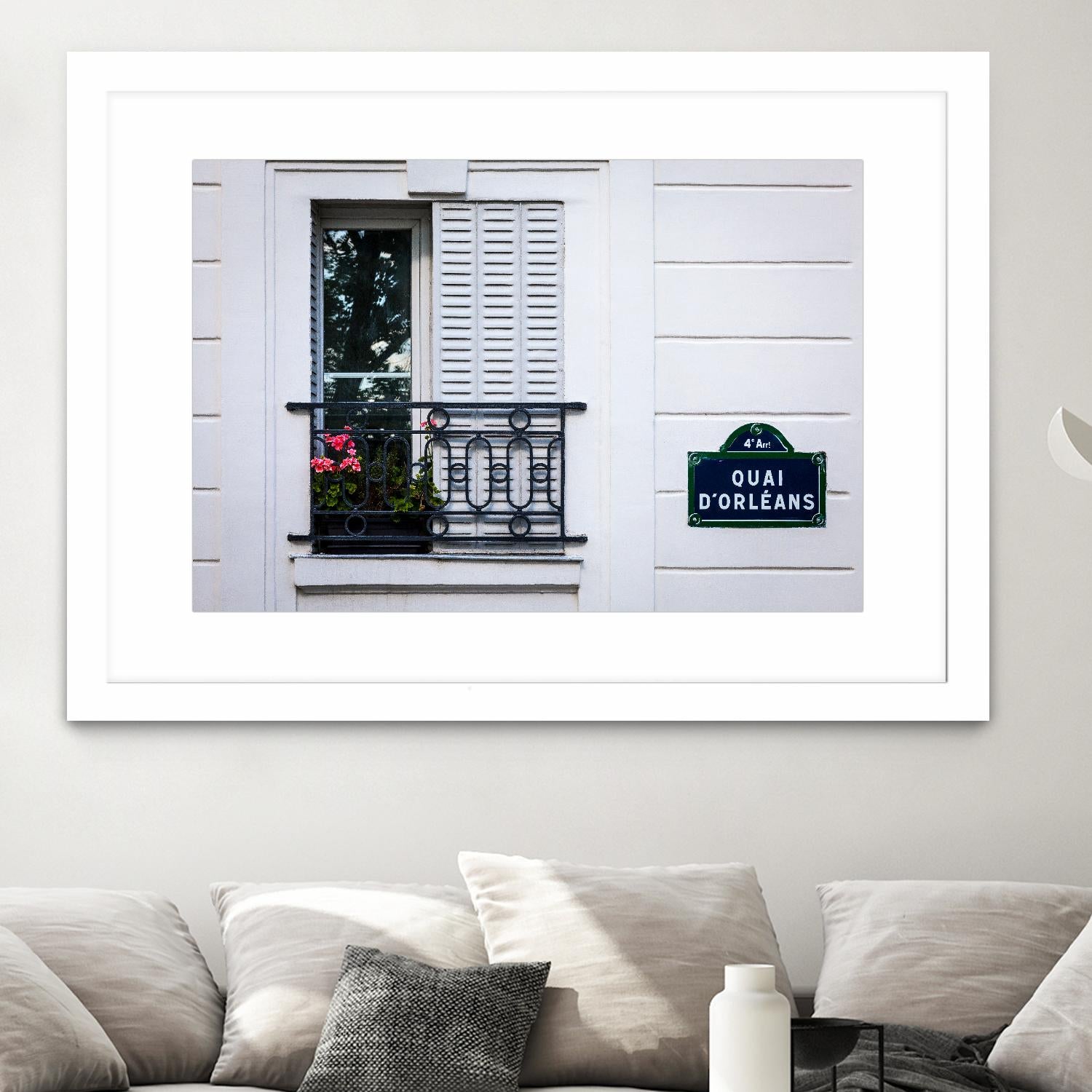 Quai d'Orléans by H.J. Herrera on GIANT ART - black architectural