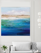 Shoreline by Karen Hale on GIANT ART - multicolor coastal; landscapes