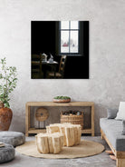 Pause by Karen Hollingsworth on GIANT ART - multi floral/still life, landscapes, chairs, coffee, farms, interiors, snow, winter, country/rural