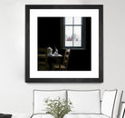 Pause by Karen Hollingsworth on GIANT ART - multi floral/still life, landscapes, chairs, coffee, farms, interiors, snow, winter, country/rural