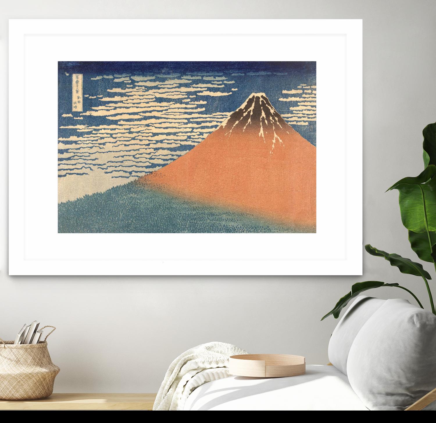 Fine Wind, Clear Morning (Gaifu Kaisei), 1832 by Katsushika Hokusai on GIANT ART - masters landscapes