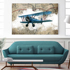 Biplane 1 by GraphINC Studio on GIANT ART - multicolor vintage