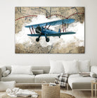 Biplane 1 by GraphINC Studio on GIANT ART - multicolor vintage