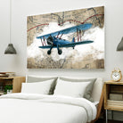 Biplane 1 by GraphINC Studio on GIANT ART - multicolor vintage