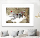 Biplane 4 by GraphINC Studio on GIANT ART - multicolor vintage