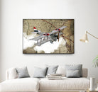 Biplane 4 by GraphINC Studio on GIANT ART - multicolor vintage