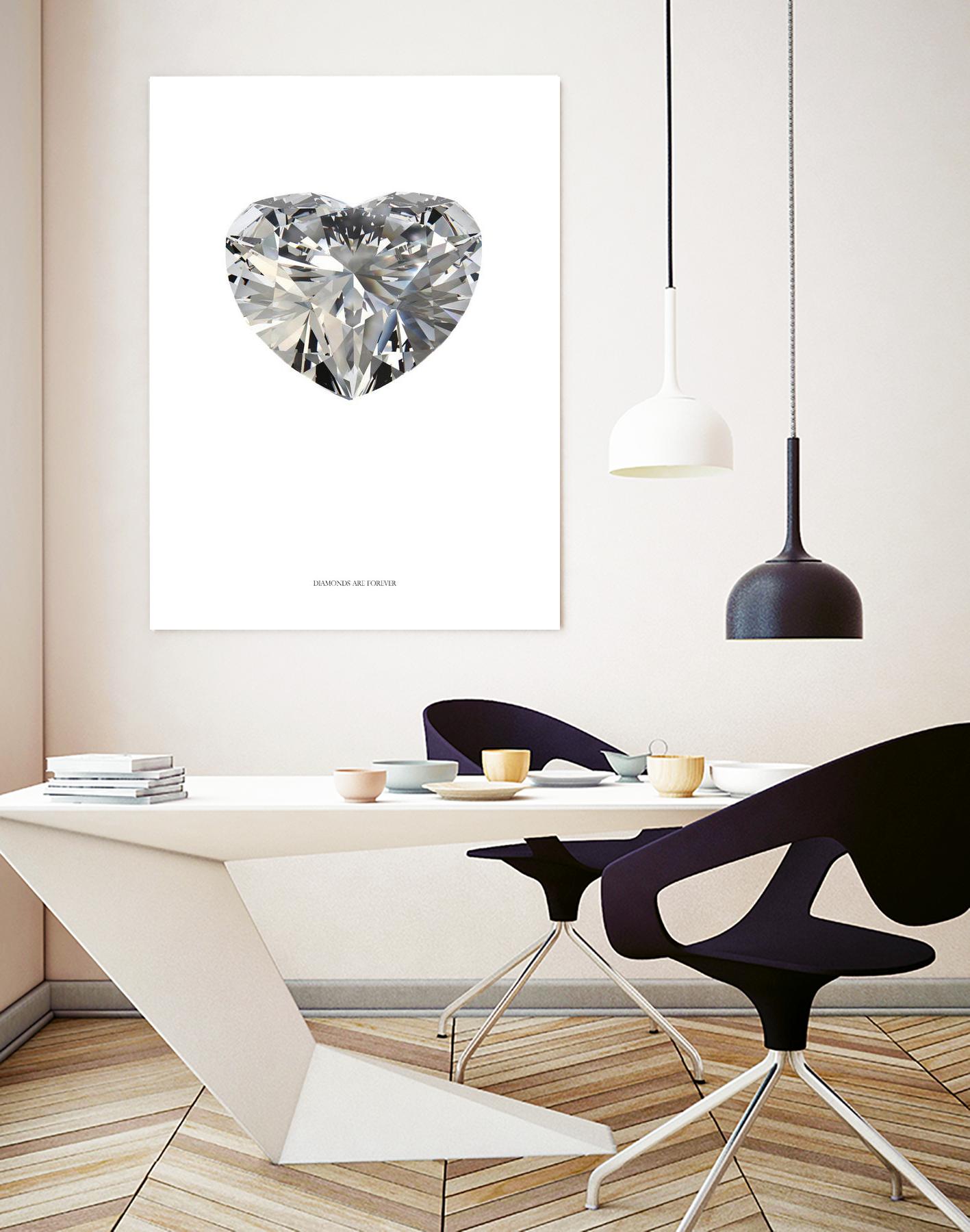 Diamonds are Forever I by TypeLike on GIANT ART - multicolor floral/still life; novelty