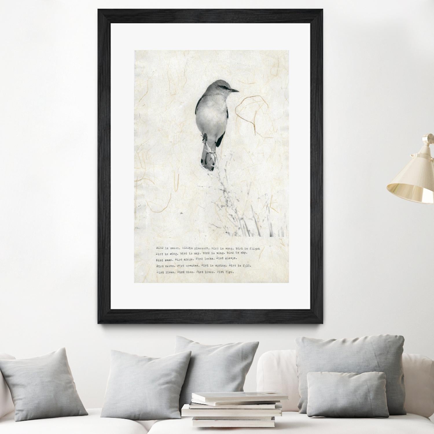 Bird is sweet by TypeLike on GIANT ART - multicolor animals