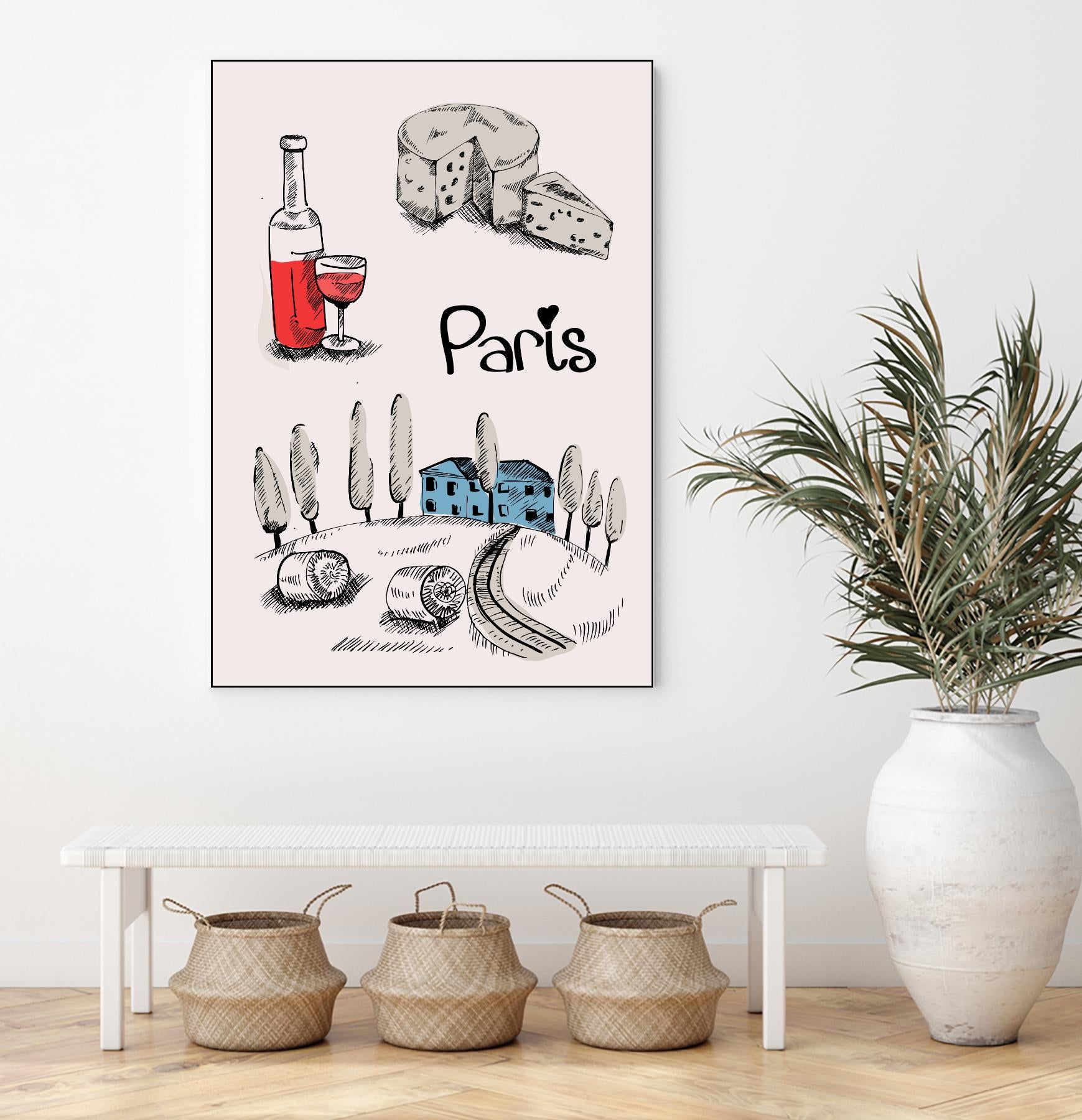 Paris I by TypeLike on GIANT ART - multicolor people/places; cuisine