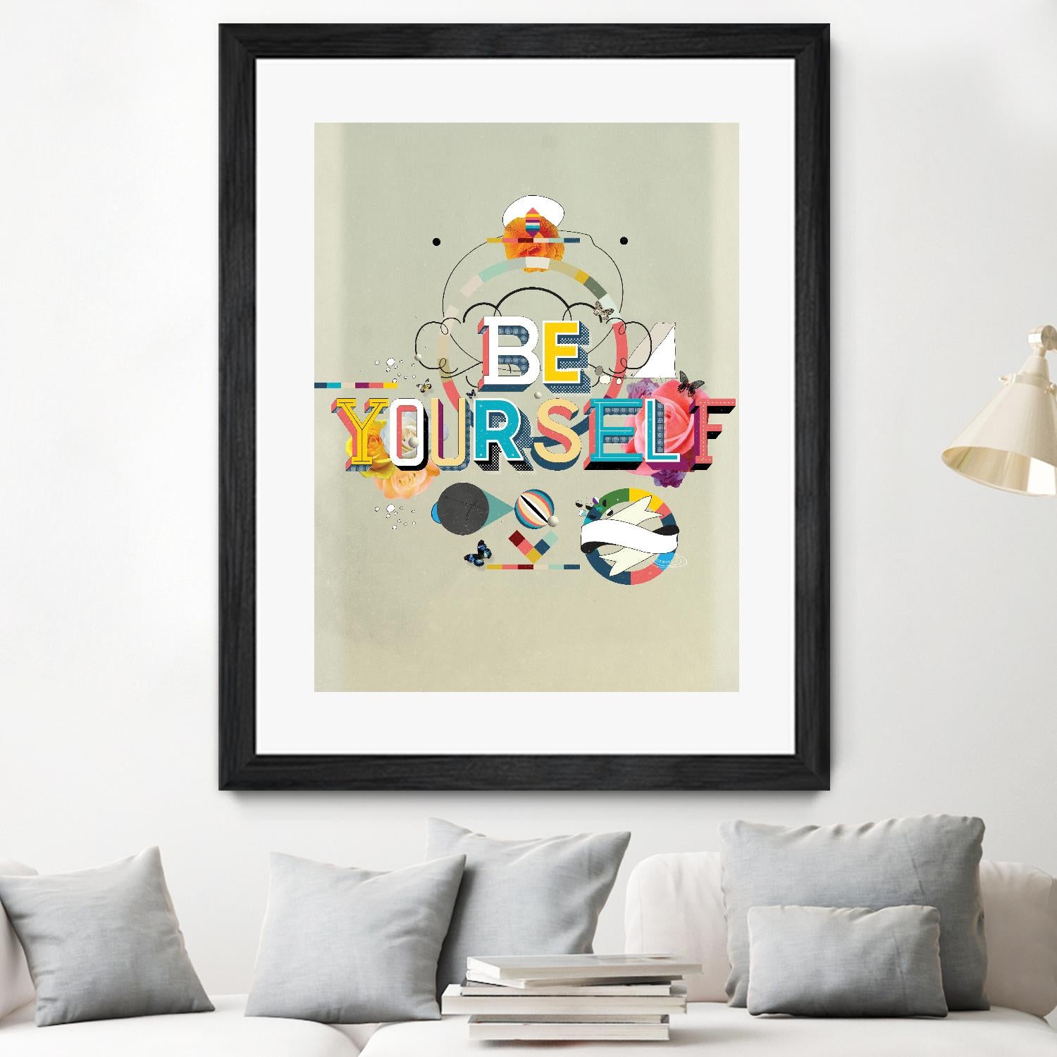 Be Yourself by Kavan & Company on GIANT ART - multi inspirational, novelty, design/type, illustration, typography